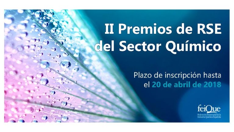 Feique, en colaboración con el Foro Química y Sociedad, ha convocado la segunda edición de los Premios RSE del Sector químico