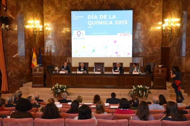 Día de la Química 2015. Vista general inauguración