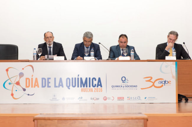 Día de la Química 2016. Mesa de Inauguración
