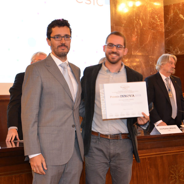 Javier Brañas (izq.) y David Fairen