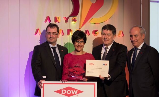 Laís de Oliveira es galardonada con el Premi Dow 2018