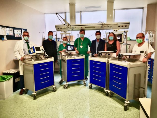 Donacion UCI del Hospital Santa Lucia
