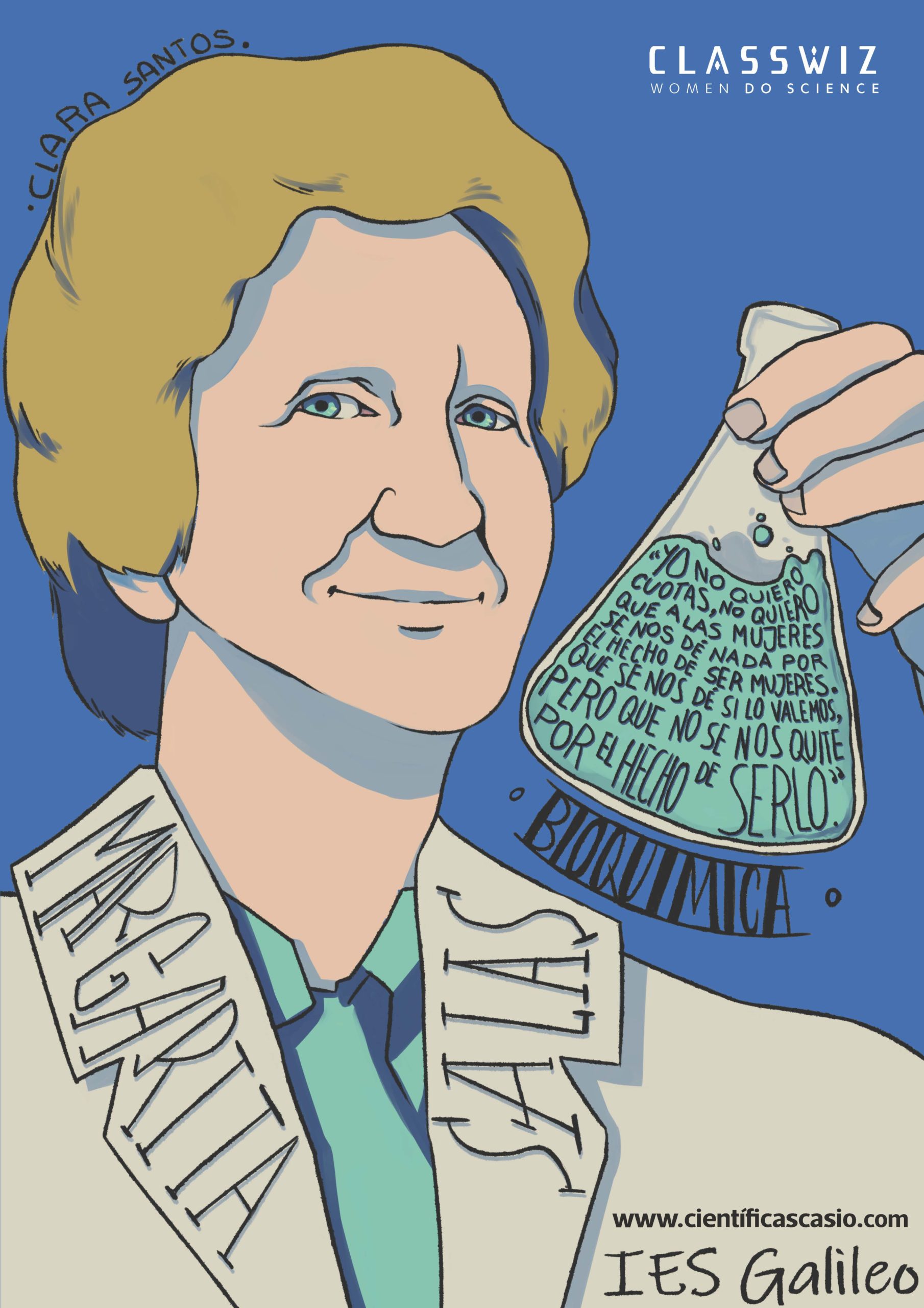 Homenaje a Margarita Salas en el proyecto de calculadoras ilustradas