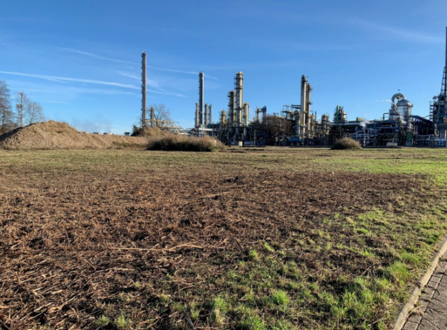 Ubicación de la nueva instalación de reciclaje avanzado lista para ser construida en Geleen, Holanda.