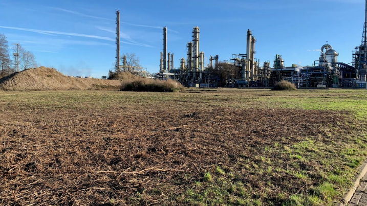Ubicación de la nueva instalación de reciclaje avanzado lista para ser construida en Geleen, Holanda.