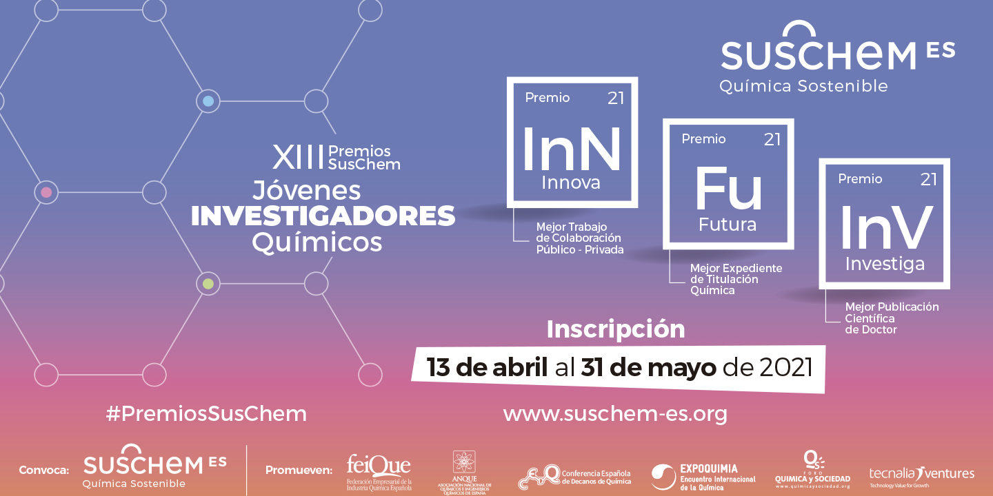 Banner Fecha RRSS Premios Suschem 2021