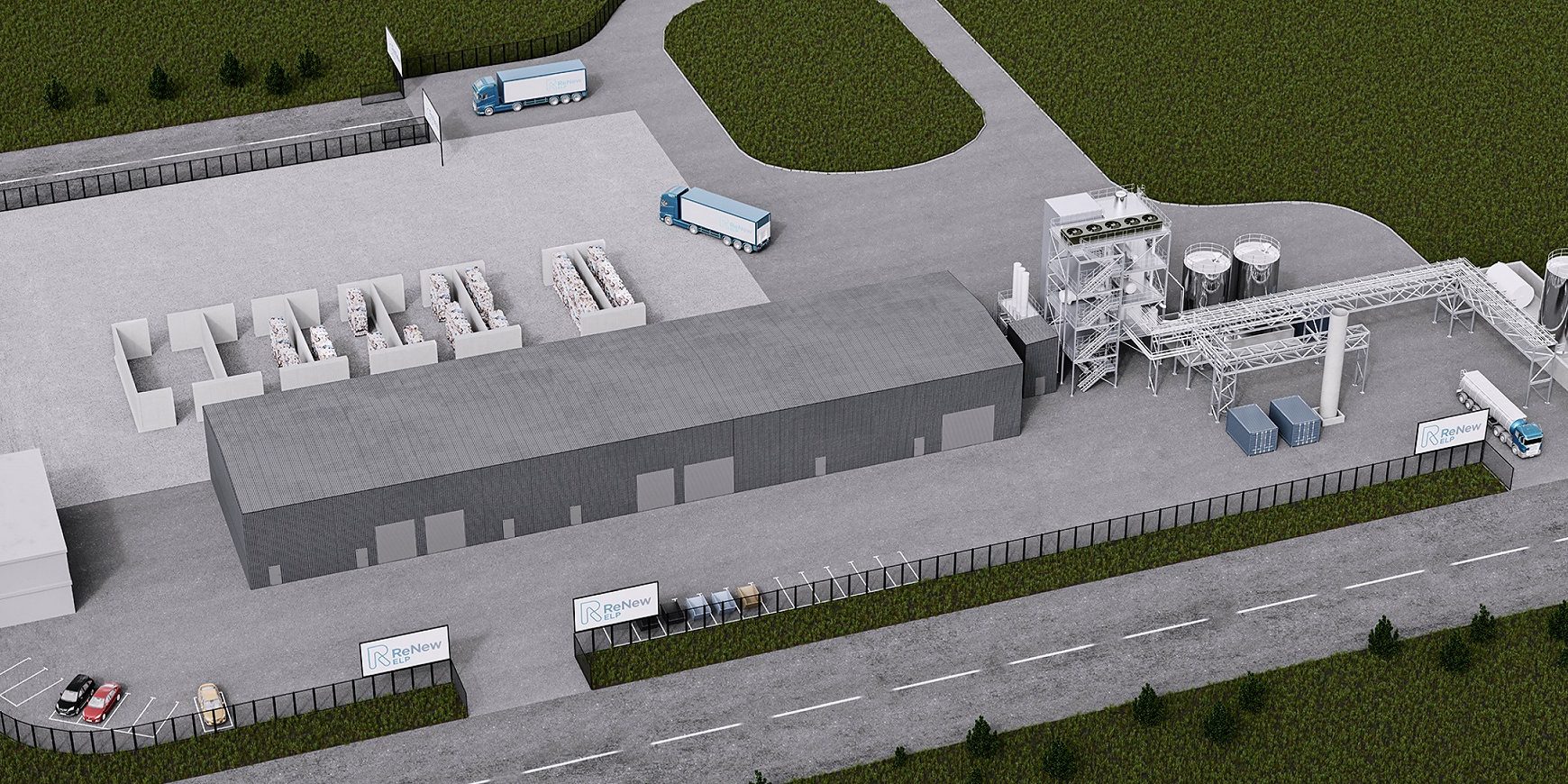 ReNew ELP Advanced Recycling Site Front View