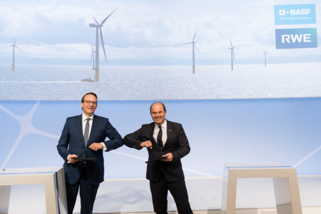 BASF und RWE wollen bei neuen Technologien für Klimaschutz kooperieren / BASF and RWE plan to cooperate on new technologies for climate protection