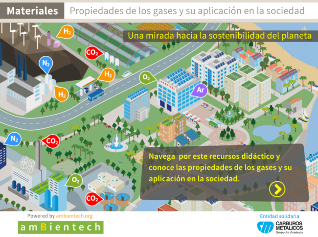 Recurso educativo: Los gases y su aplicación en la sociedad