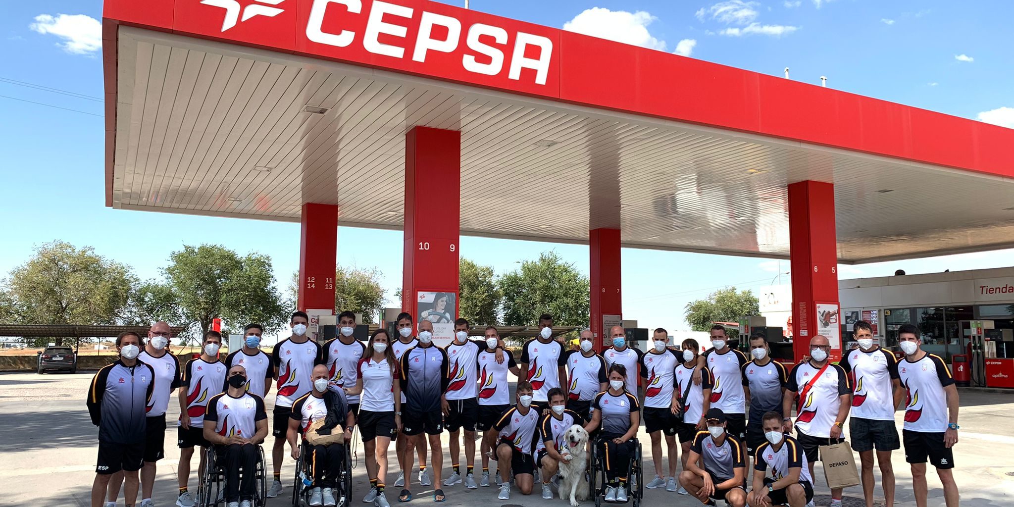 Cepsa garantiza el transporte seguro de los deportistas paralímpicos españoles hacia Tokio