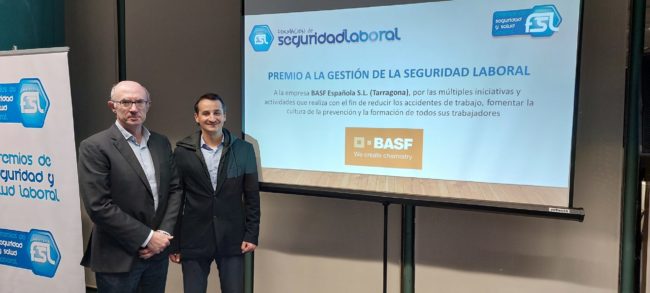 El centro de BASF en Tarragona recibe el Premio a la Gestión de la Seguridad Laboral