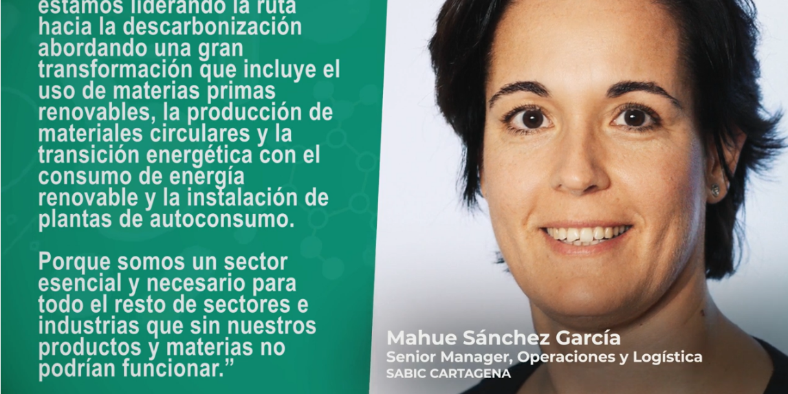 Mahue Sánchez SABIC- #MujeresConQuimica – Altas Directivas opinan sobre economía empleo y futuro del sector químico (003)
