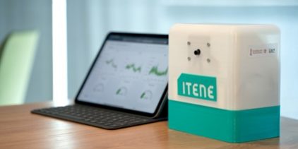 Visualización de datos registrados por el sistema de detección desarrollado por ITENE. Fotografía: ITENE