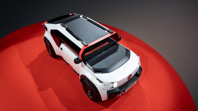 Citroën und BASF stellen vollelektrisches Konzeptfahrzeug oli vor / Citroën and BASF unveil electric concept car oli