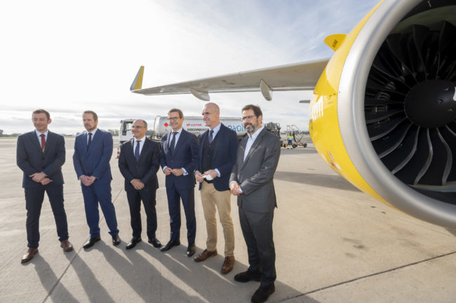Más de 200 vuelos con biocombustible convierten a Sevilla en la capital europea de la descarbonización del transporte aéreo (2) (002)