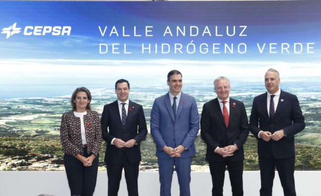 Cepsa invertirá 3000 millones de euros en Andalucía para construir el mayor proyecto de hidrógeno verde de Europa