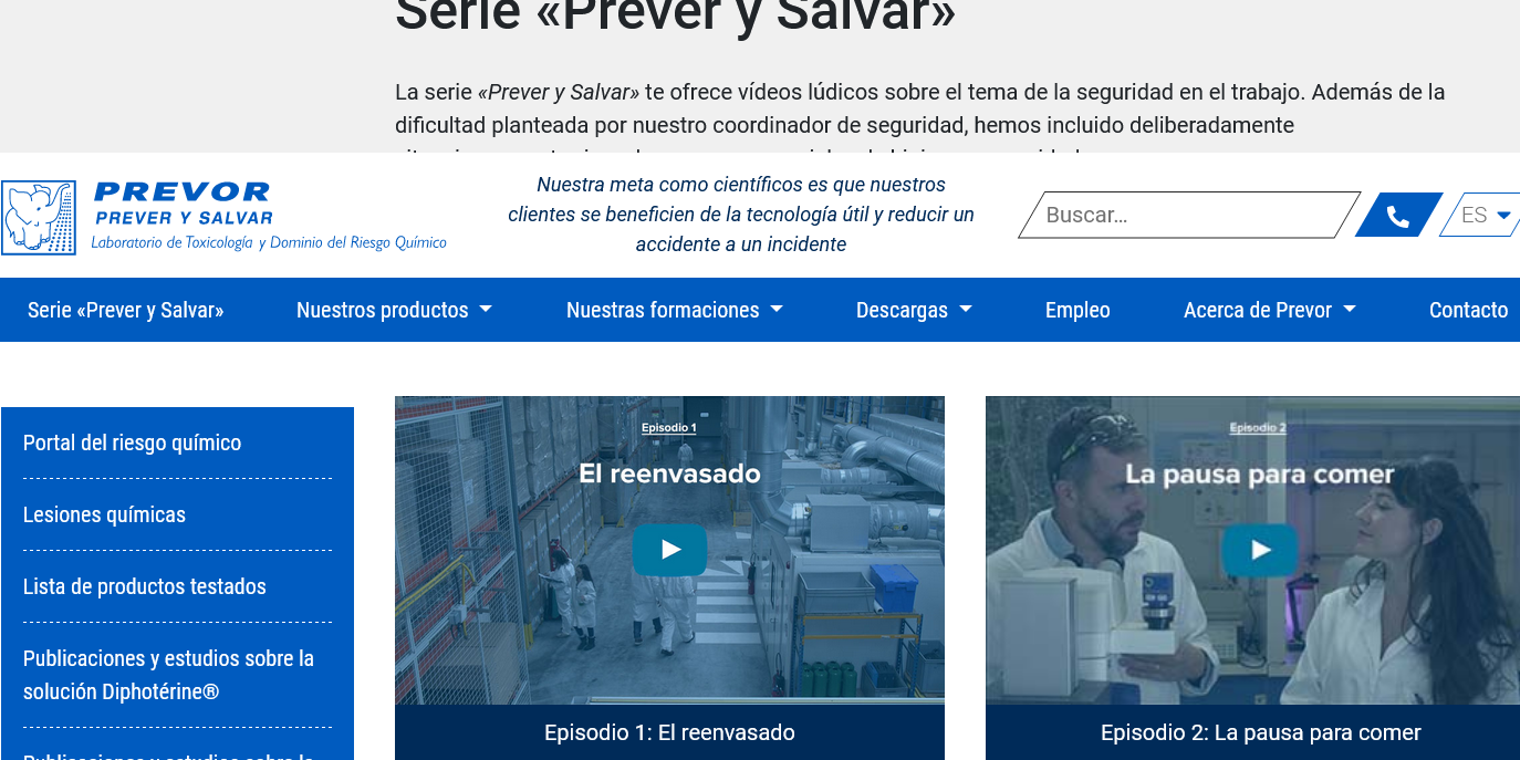 Serie Prever y Salvar – PREVOR