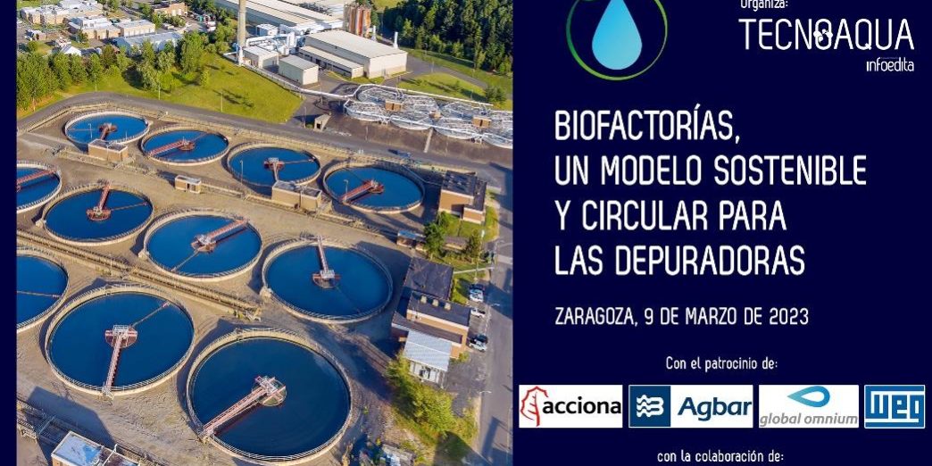 ANQUE, colaborador de la Jornada Técnica de TECNOAQUA: “Biofactorías, un modelo sostenible y circular para las depuradoras”