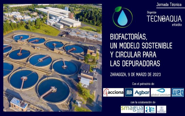 ANQUE,  colaborador de la Jornada Técnica de TECNOAQUA: “Biofactorías, un modelo sostenible y circular para las depuradoras”