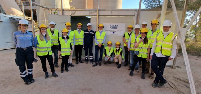 CARMOF team at pilot plant