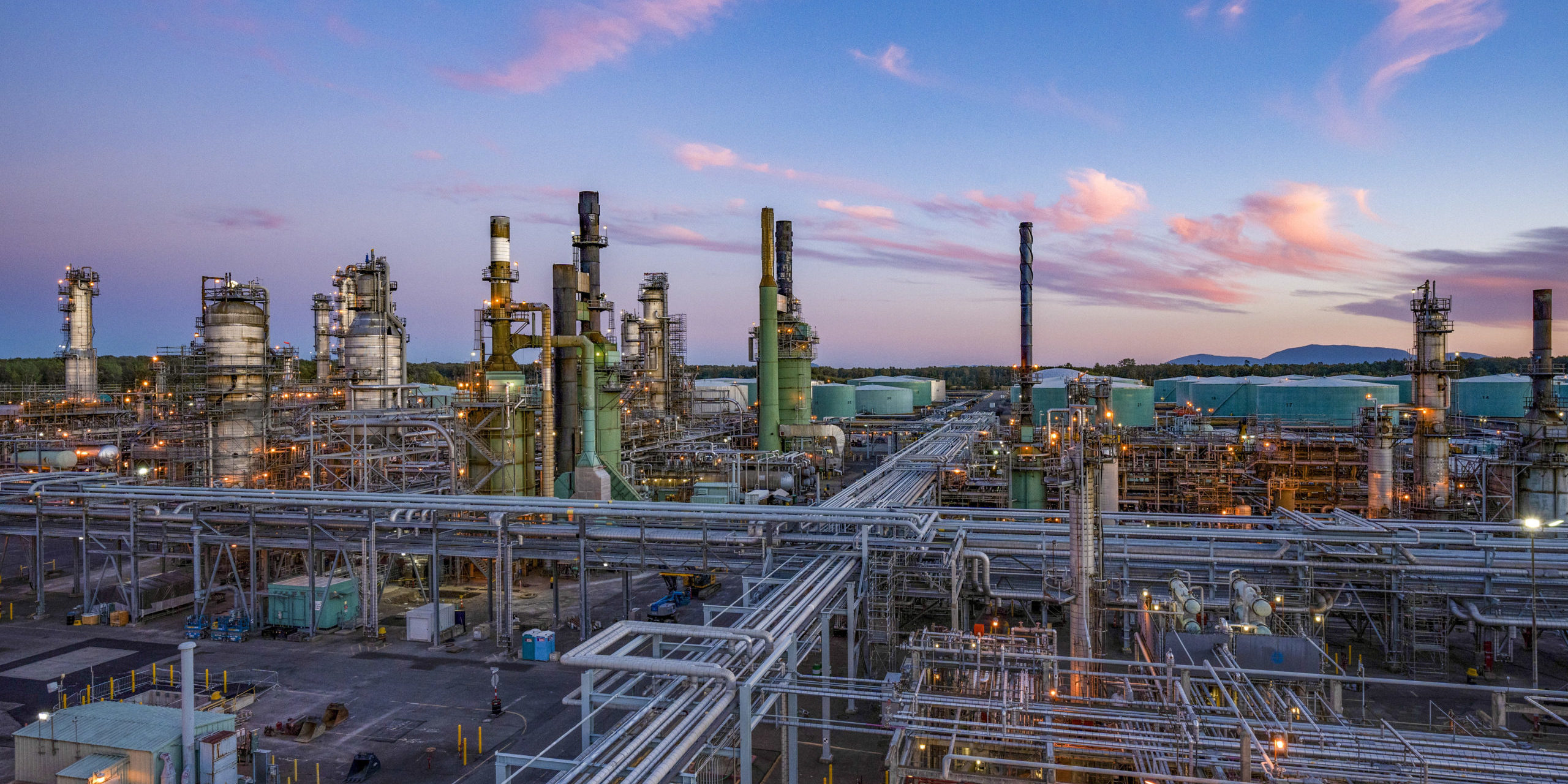 La refinería Cherry Point de bp, en el Estado de Washington (EE.UU.), donde está prevista una instalación de producción de biocarburantes para ayudar a fabricar SAF