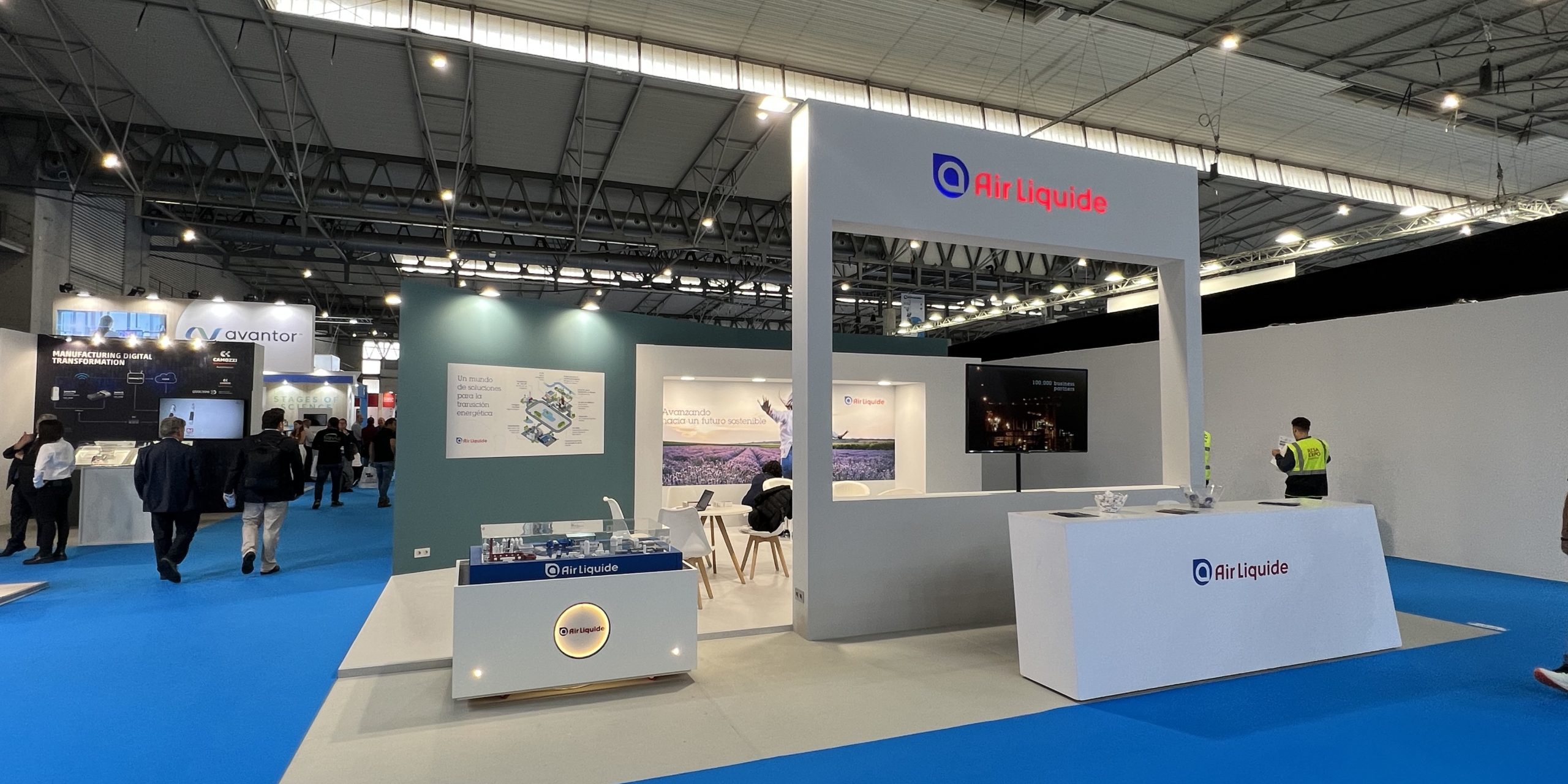 Stand de Air Liquide en Expoquimia 2023