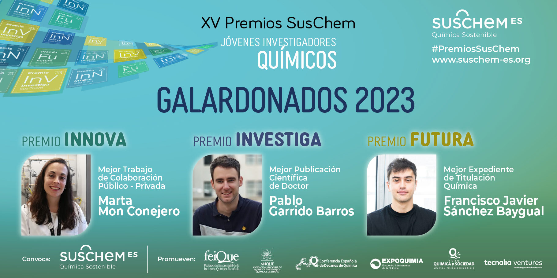 Banner Galardonados Premios Suschem 2023