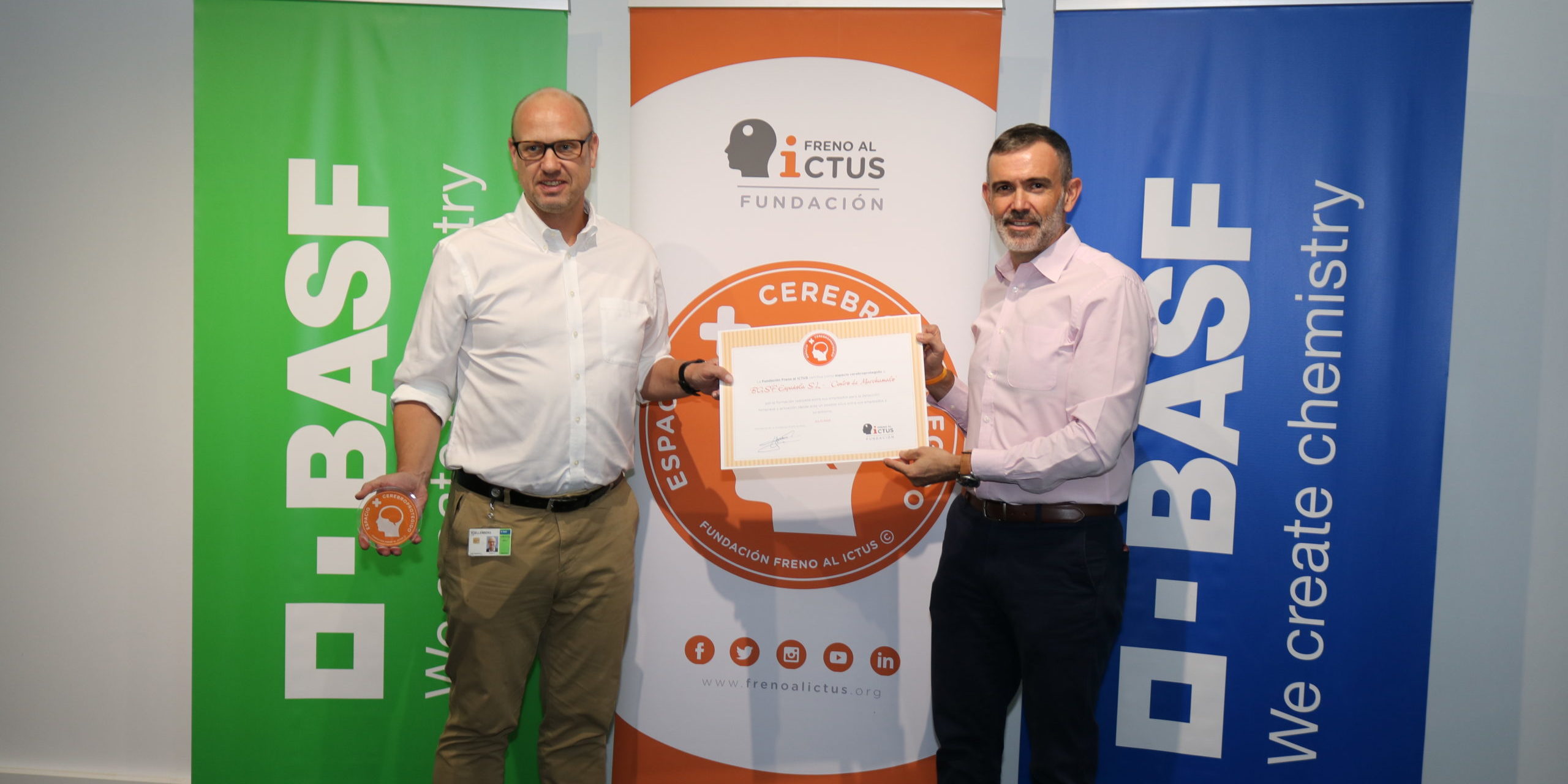 20230731 BASF recibe la certificación de ‘Espacio cerebroprotegido’ por la Fundación Freno al Ictus 2