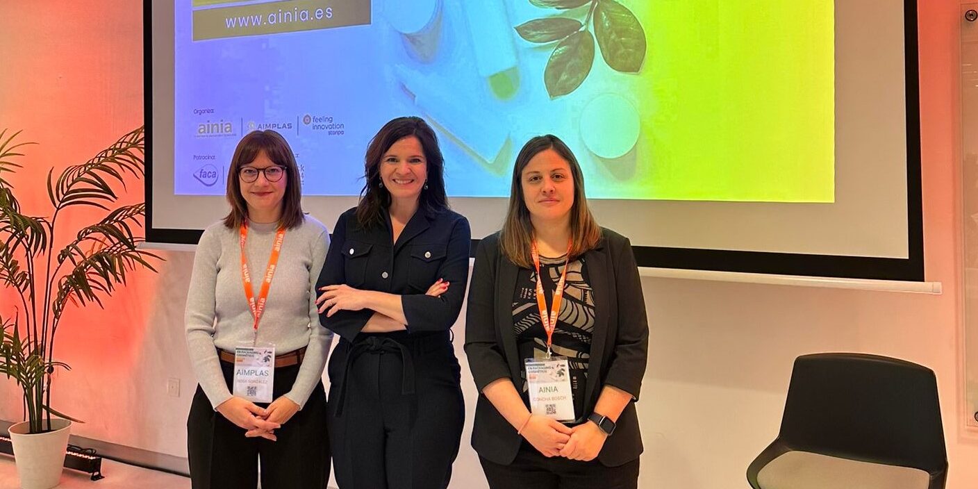 IMG-20240215-WA0005 Feeling Innovation by Stanpa, AIMPLAS y AINIA presentan las soluciones más innovadoras en packaging cosmético sostenible