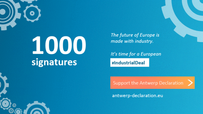 1000-signatures 1.000 organizaciones solicitan a los líderes europeos que apoyen a la industria para invertir en Europa mediante un Pacto Industrial Europeo