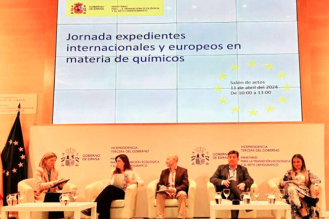 MITECO Feique participa en una jornada del MITERD sobre los instrumentos internacionales para la gestión de productos químicos