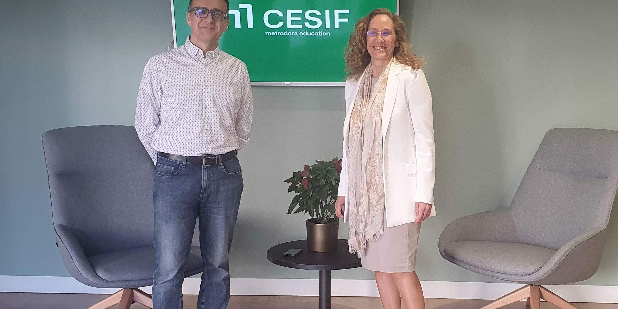 Antonio Ibarra_presidente de AIMFA y Mercedes Marrero_directora de CESIF-metrodora