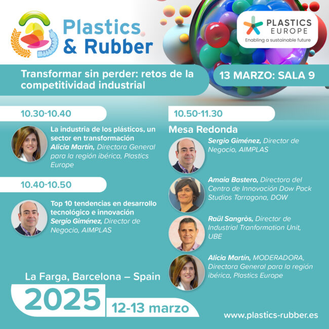 Jornada Plastics Europe en Plastics & Rubber 2025