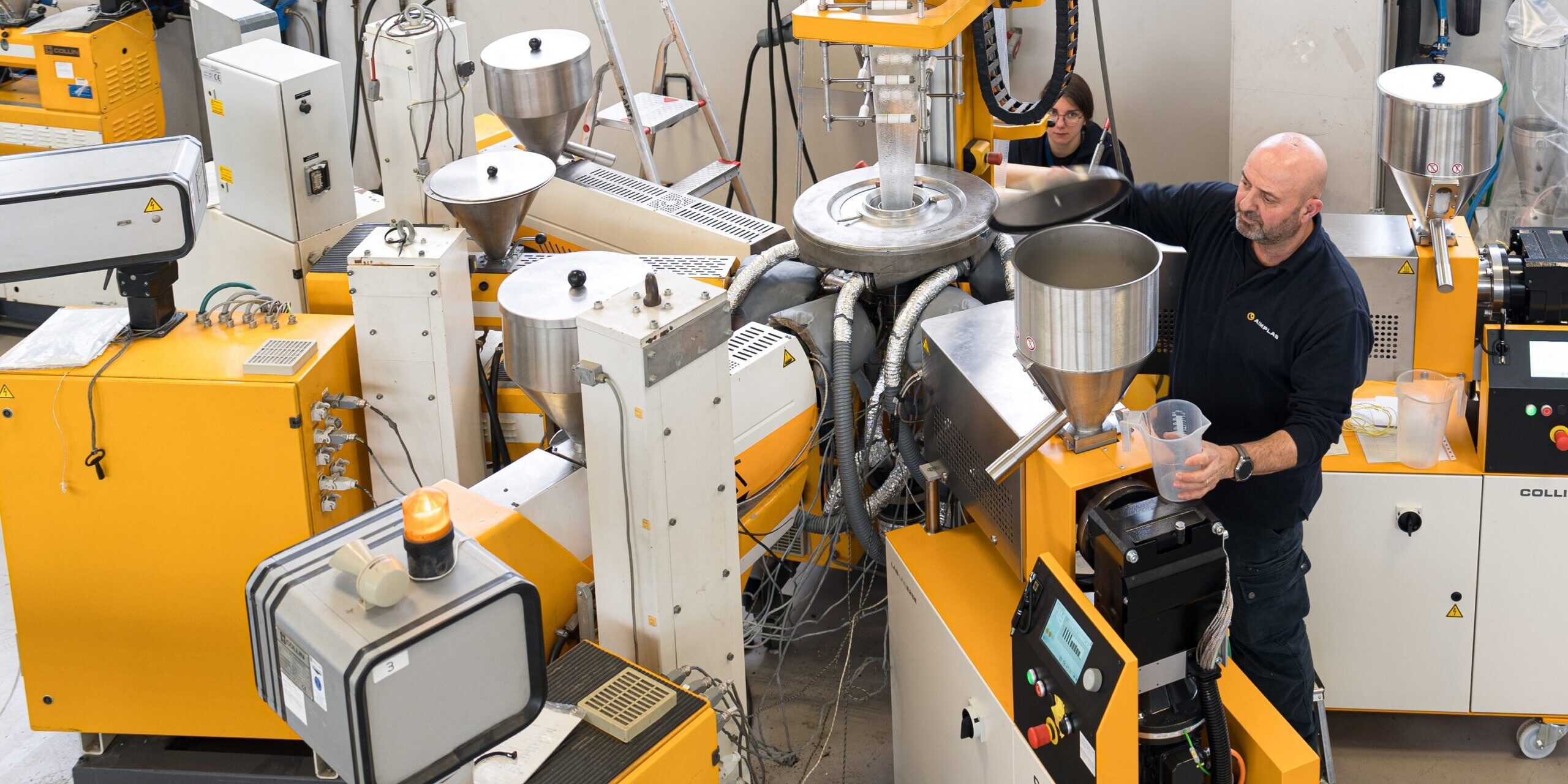 Extrusion soplado 5 brazos