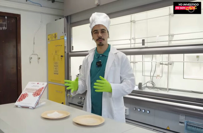 cocina_polimerica Alejandro Funes, ganador del primer premio, en el vídeo Cocina polimérica.